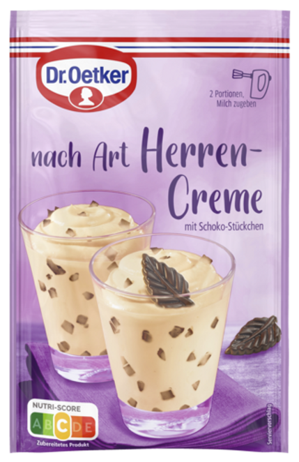 Dr. Oetker nach Art Herrencreme