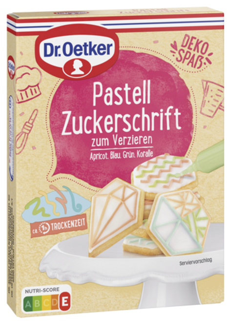 Dr. Oetker Pastell Zuckerschrift