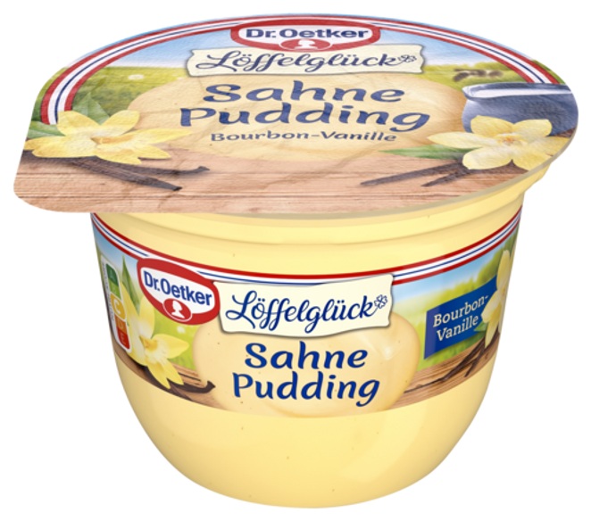 Dr. Oetker Löffelglück Sahne Pudding Bourbon-Vanille 200g