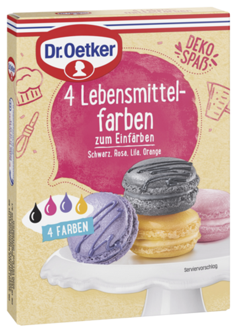 Dr. Oetker 4 Lebensmittelfarben