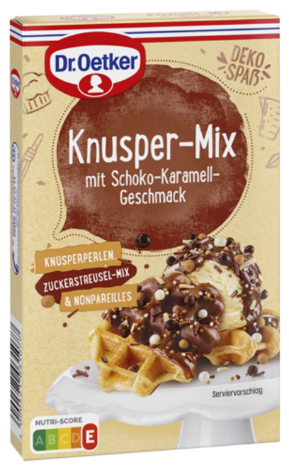Dr. Oetker Knusper-Mix mit Schoko-Karamell-Geschmack