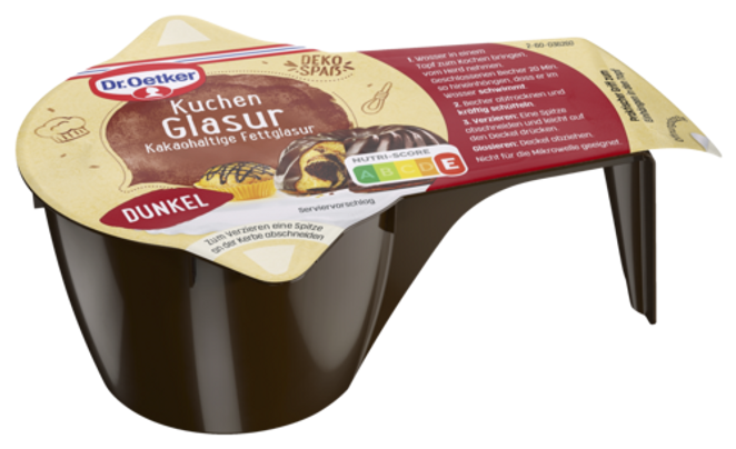 Dr. Oetker Becherglasur Dunkel