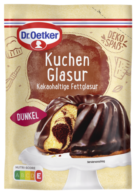 Dr. Oetker Kuchenglasur Dunkel
