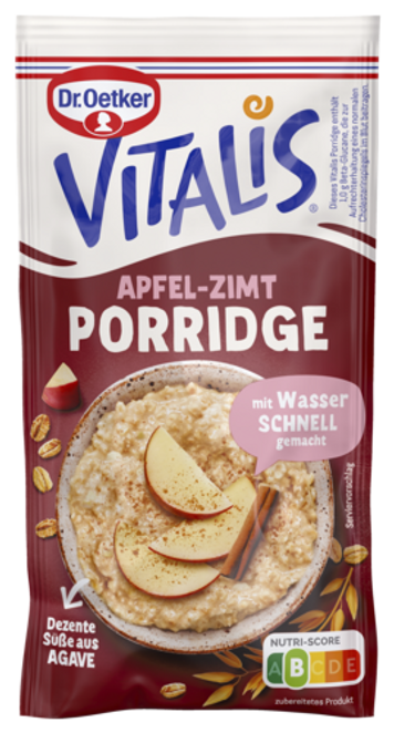 Dr. Oetker Vitalis Porridge Apfel-Zimt