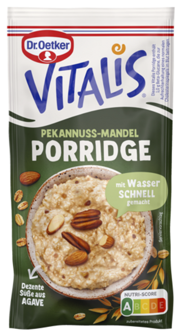 Dr. Oetker Vitalis Porridge Pekannuss-Mandel