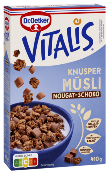 Dr. Oetker Vitalis Knuspermüsli Nougat-Schoko