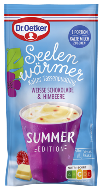 Dr. Oetker Seelenwärmer Summer Edition Weiße Schokolade & Himbeere