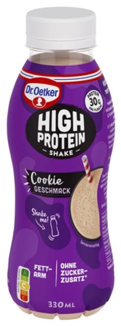 Dr. Oetker High Protein Shake Cookie-Geschmack