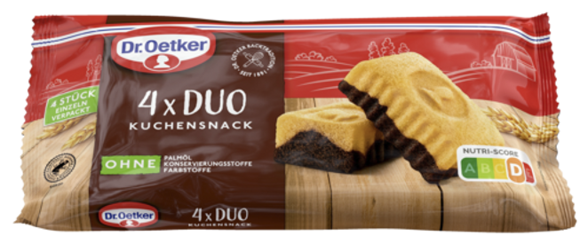 Dr. Oetker Fertiger Kuchensnack Duo 4er