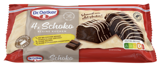 Dr. Oetker Fertige kleine Schokokuchen 4er