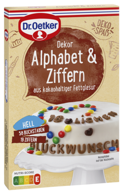 Dr. Oetker Alphabet u. Ziffern