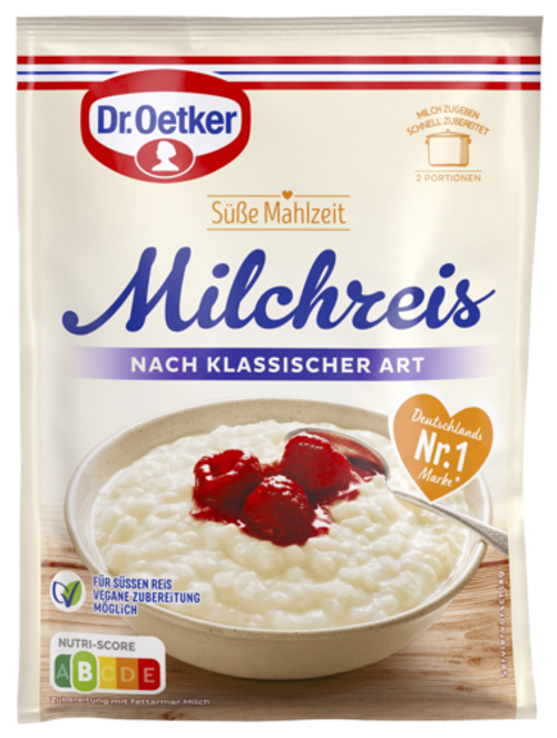 Dr. Oetker Milchreis nach klassischer Art