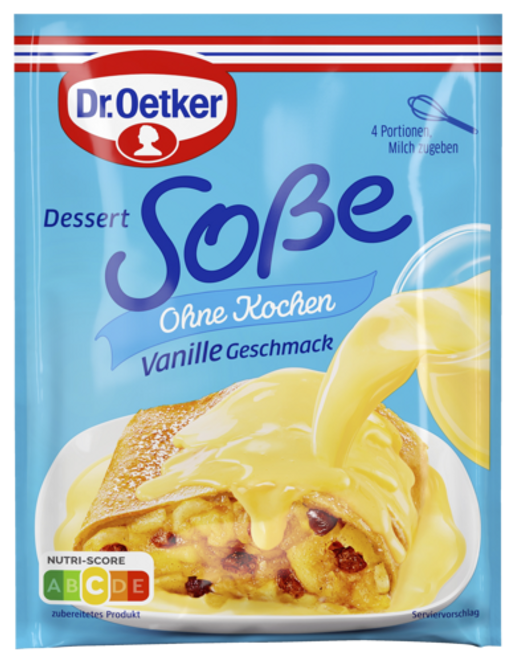 Dr. Oetker Soße ohne Kochen Vanille-Geschmack