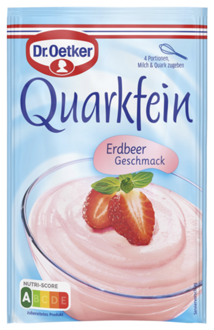 Dr. Oetker Quarkfein Erdbeer-Geschmack