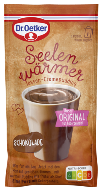 Dr. Oetker Seelenwärmer Tassen-Cremepudding Schokolade