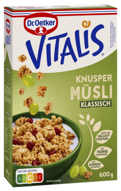 Dr. Oetker Vitalis Knuspermüsli klassisch