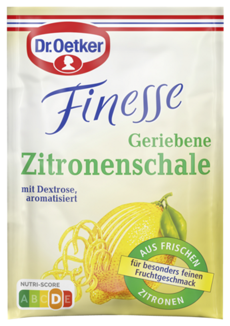 Dr. Oetker Finesse Geriebene Zitronenschale