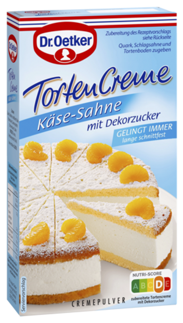 Dr. Oetker Käse-Sahne Tortencreme