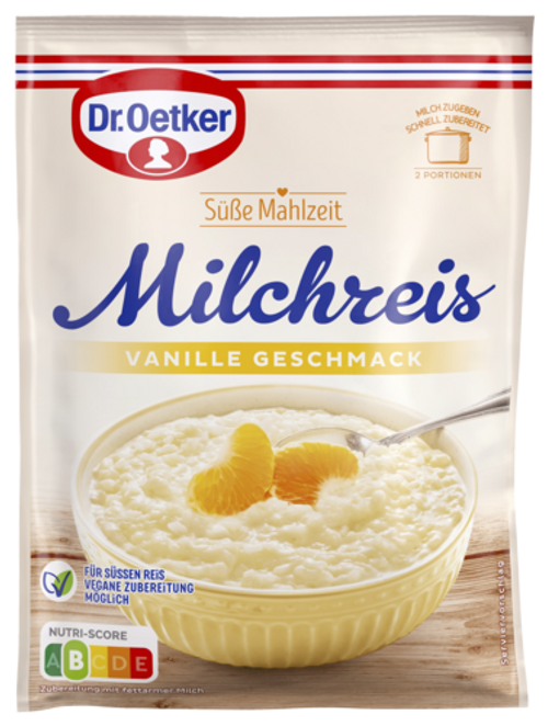 Dr. Oetker Milchreis Vanille-Geschmack