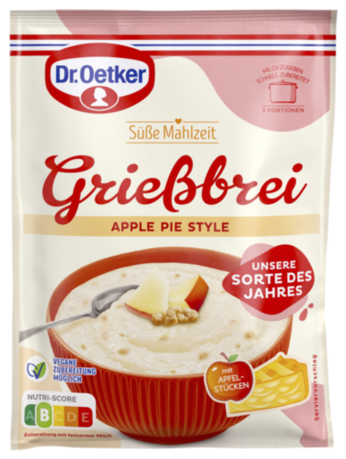 Dr. Oetker Grießbrei Apple Pie Style
