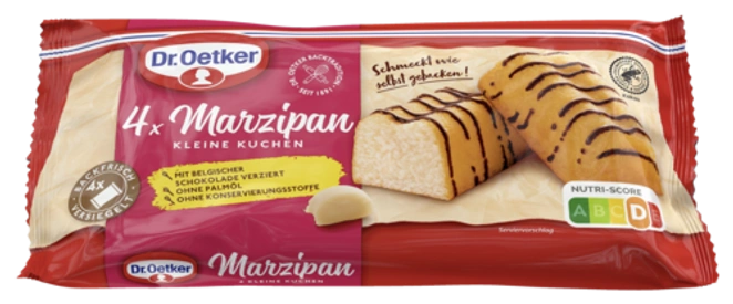 Dr. Oetker Fertige kleine Marzipankuchen 4er