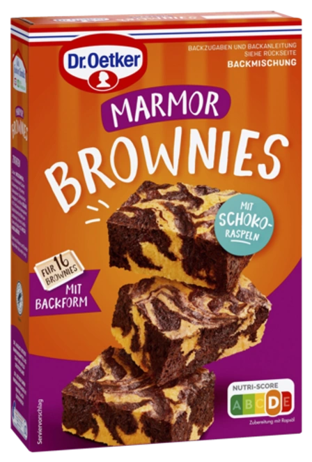 Dr. Oetker Marmor Brownies