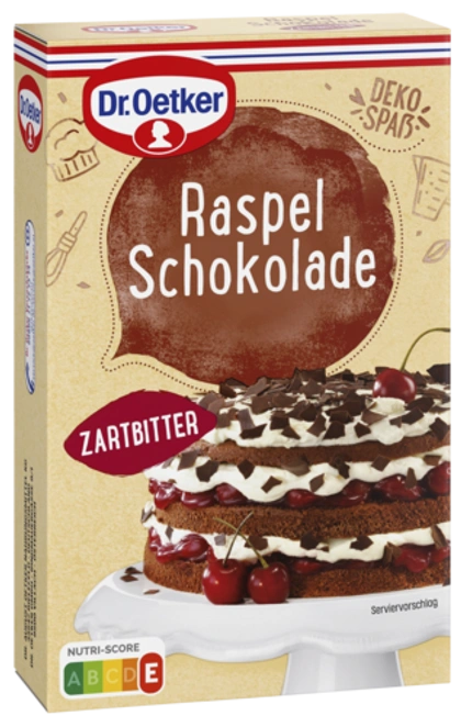 Dr. Oetker Raspelschokolade Zartbitter