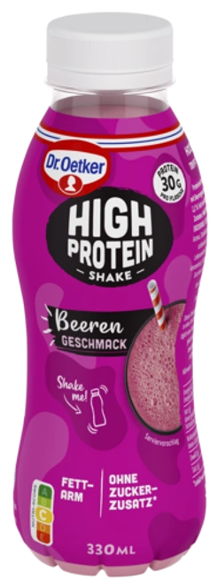 Dr. Oetker High Protein Shake Beeren-Geschmack