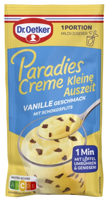 Dr. Oetker Paradies Creme Kleine Auszeit Vanille-Geschmack