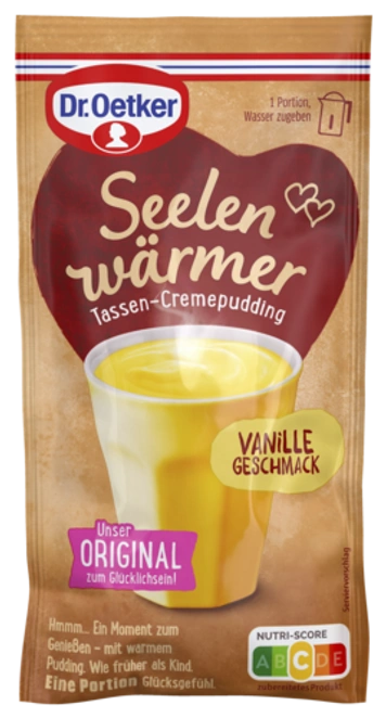 Dr. Oetker Seelenwärmer Tassen-Cremepudding Vanille-Geschmack