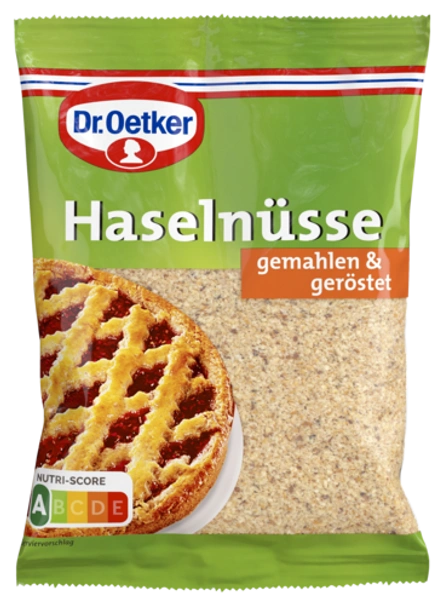 Dr. Oetker gemahlene, geröstete Haselnüsse