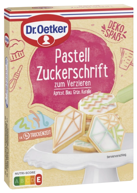 Dr. Oetker Pastell Zuckerschrift