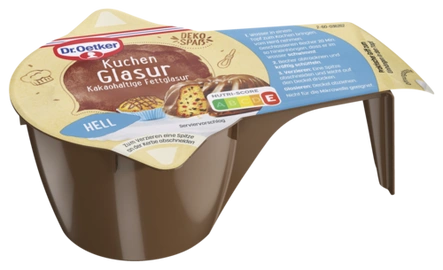 Dr. Oetker Kuchenglasur Hell (125 g Becher)