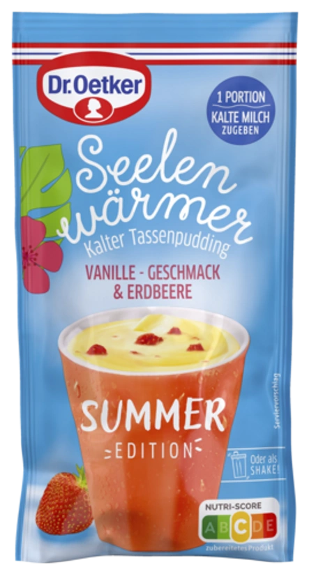 Dr. Oetker Seelenwärmer Summer Edition Vanille & Erdbeere