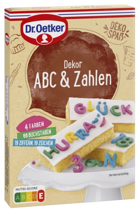 Dr. Oetker Dekor ABC & Zahlen