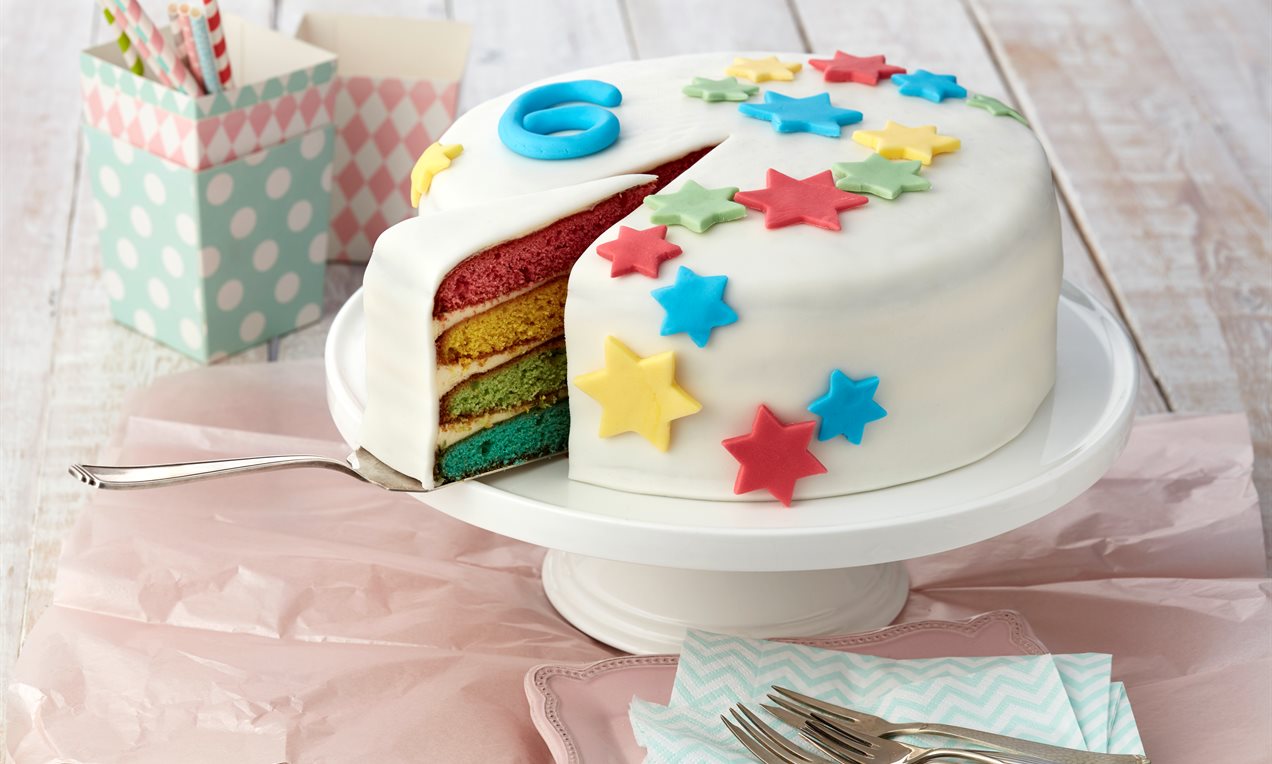 Picture - Regenbogen-Geburtstagstorte QF 15118 Dr. Oetker