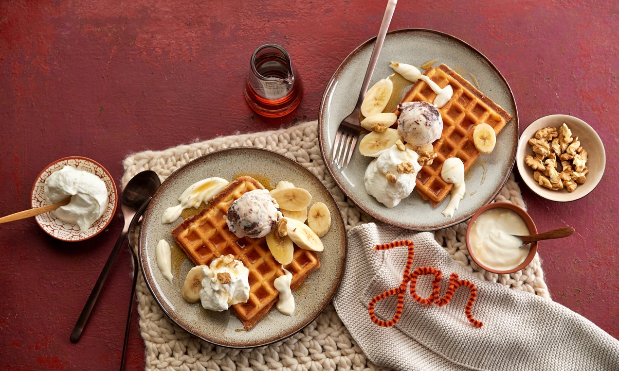 Fluffige Joghurt-Waffeln QF