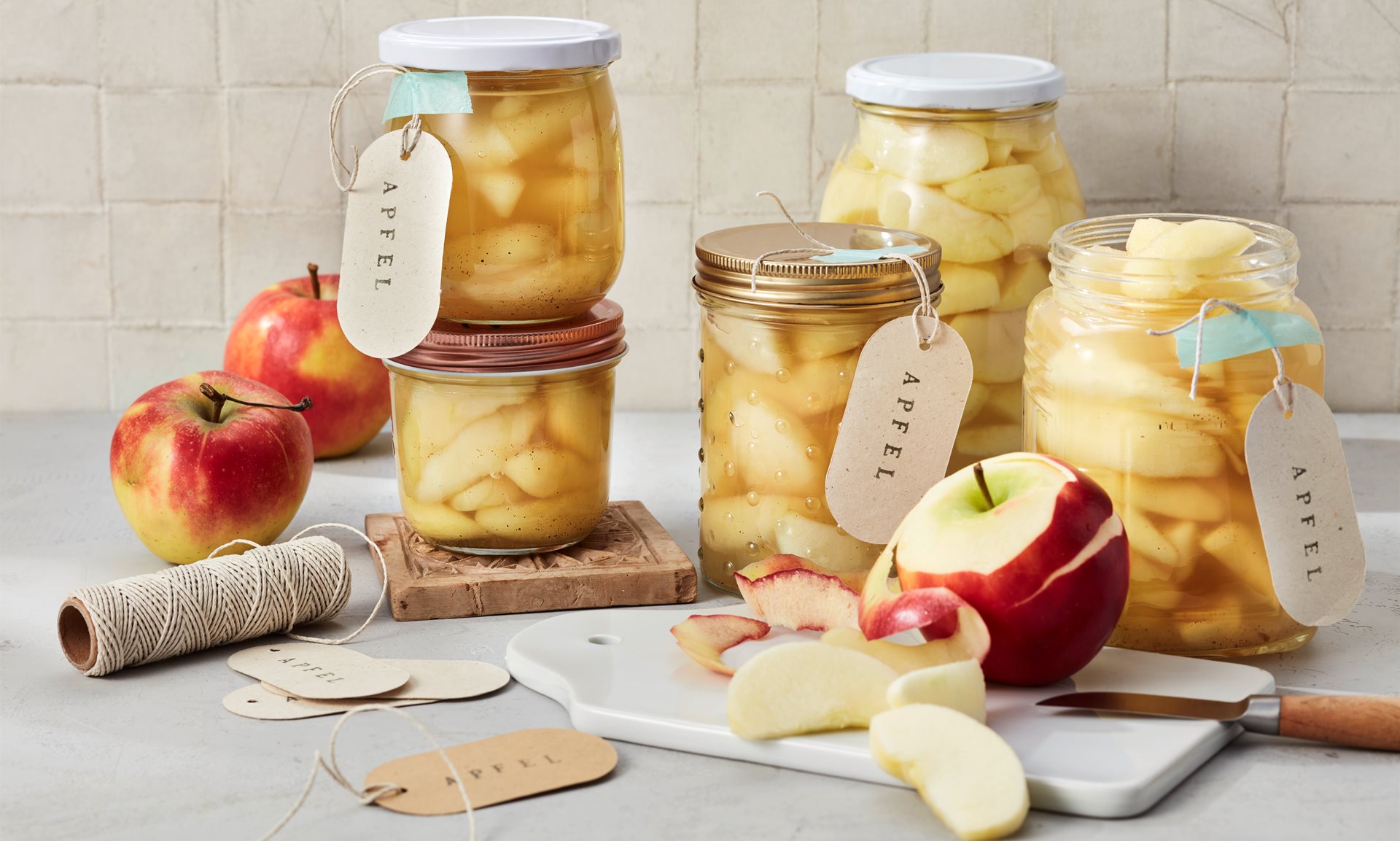 Äpfel einkochen