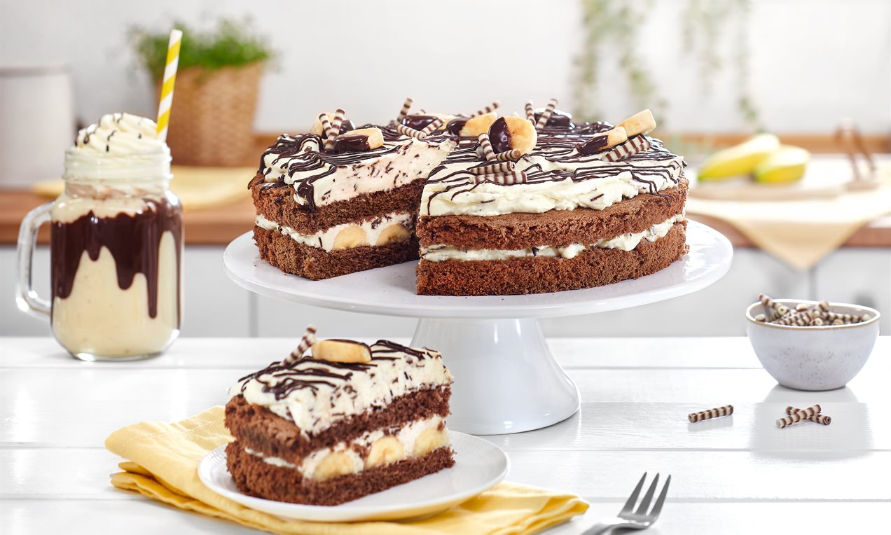 Banana-Split-Torte 20230418 QF 10085 Dr. Oetker