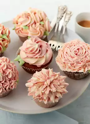 Blumen Cupcakes Rezept | Dr. Oetker