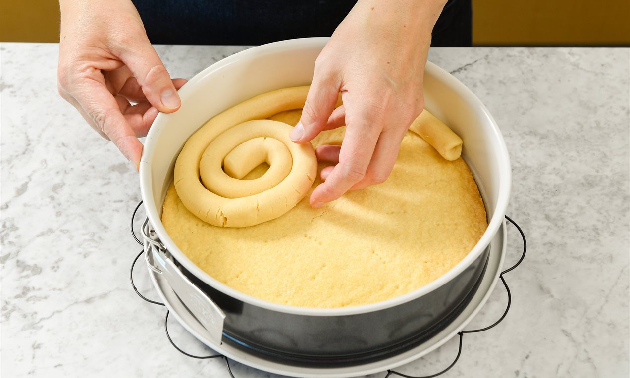 Mürbteigrand Schnecken-Trick DSC9611