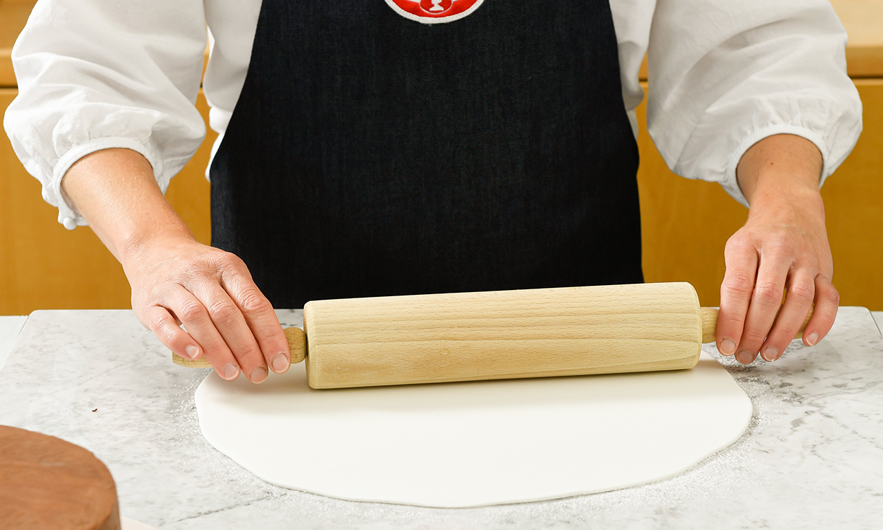 Fondant ausrollen Ausschnitt DSC6536