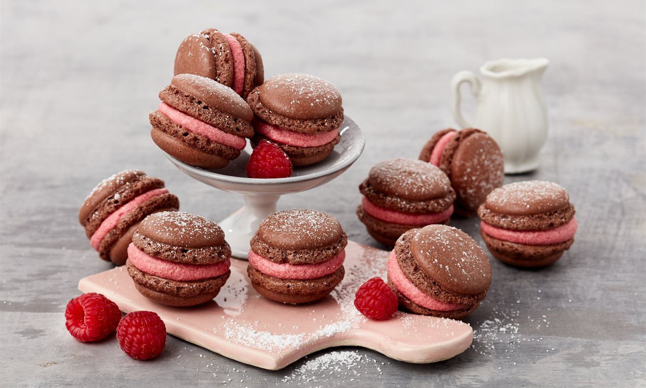 Himbeer-Schoko-Macarons QF 23379