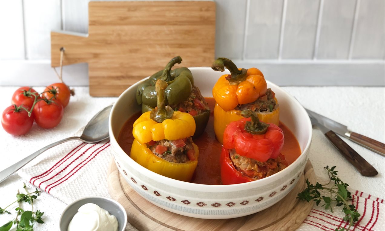 Gefüllte Paprikaschoten Rezept | Dr. Oetker