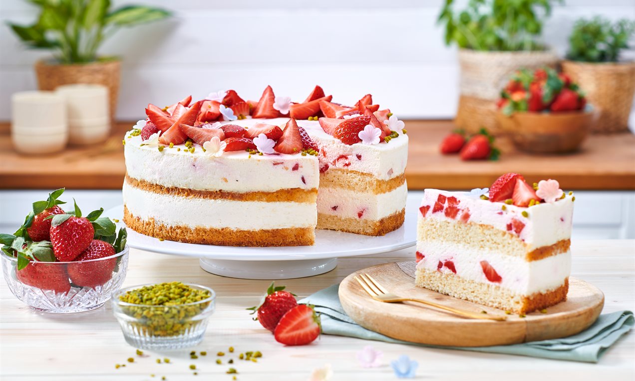 Picture - Vegane-Erdbeertorte QF 8314 Dr. Oetker