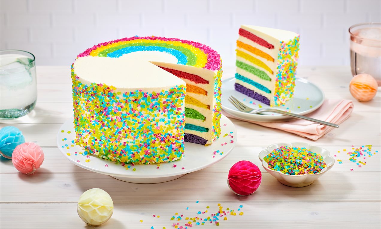 Regenbogentorte 20230705 QF 13381 Dr. Oetker