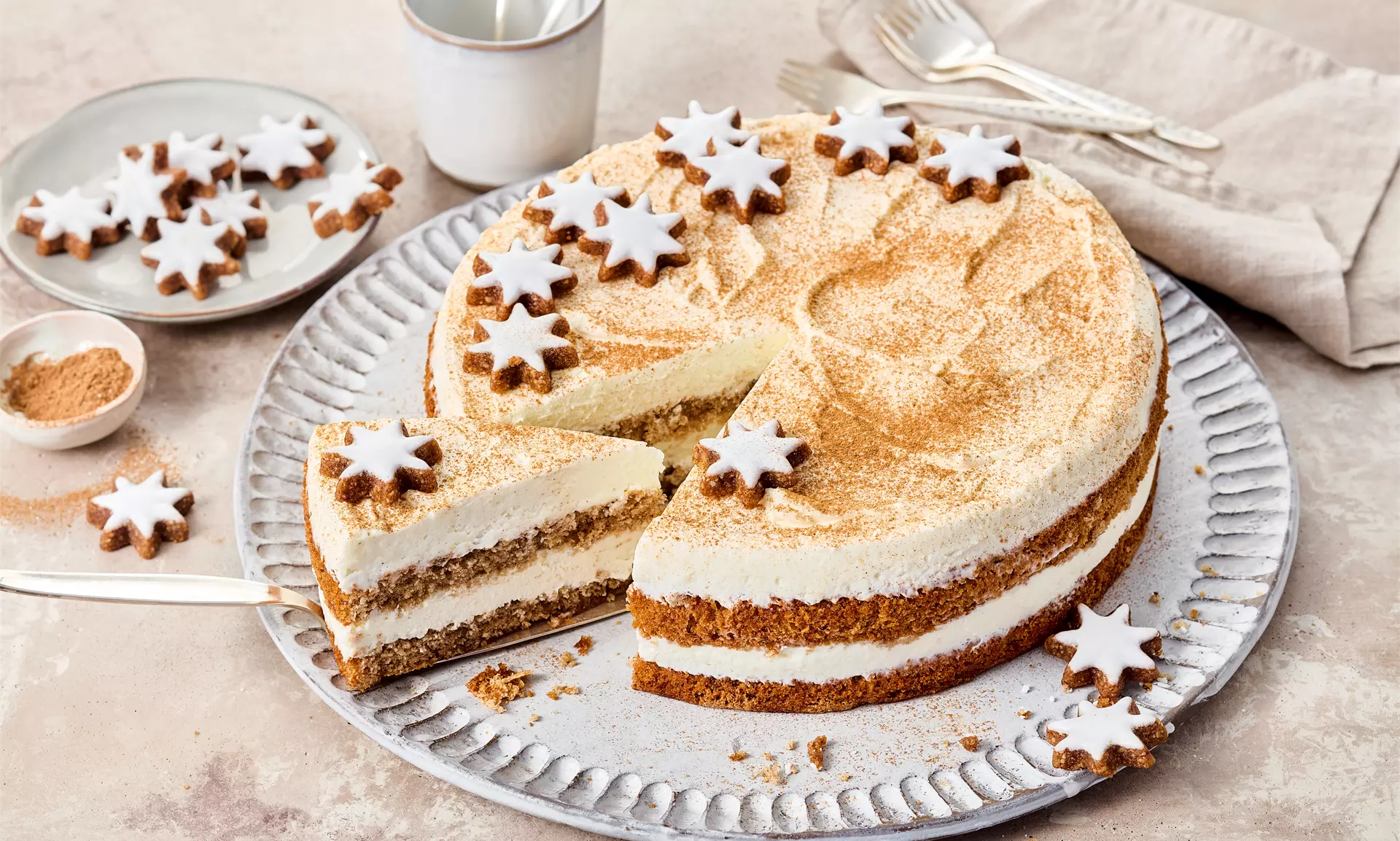 Zimtstern-Torte