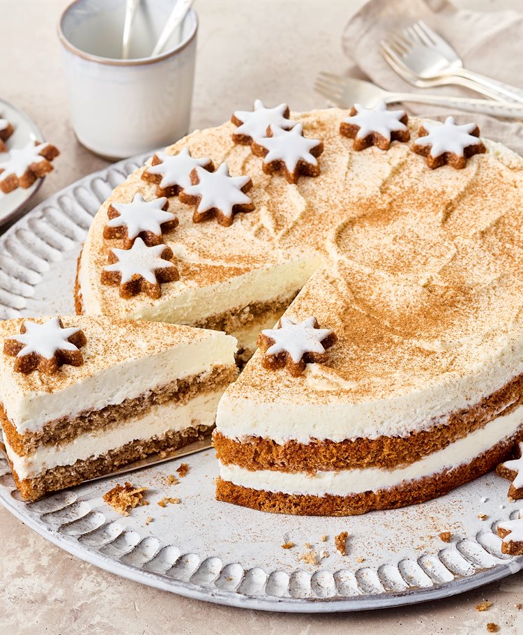 Zimtstern-Torte