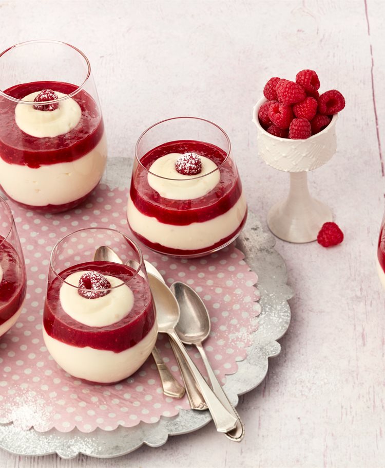Mascarpone-Himbeerbecher