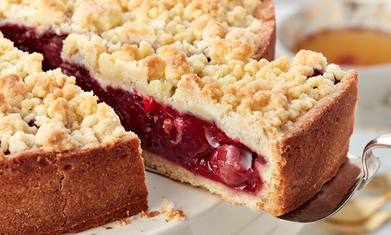 Kirsch-Streusel-Kuchen Rezept | Dr. Oetker